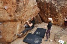 Bouldering in Hueco Tanks on 02/28/2020 with Blue Lizard Climbing and Yoga

Filename: SRM_20200228_1456130.jpg
Aperture: f/6.3
Shutter Speed: 1/250
Body: Canon EOS-1D Mark II
Lens: Canon EF 16-35mm f/2.8 L