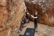 Bouldering in Hueco Tanks on 02/28/2020 with Blue Lizard Climbing and Yoga

Filename: SRM_20200228_1459020.jpg
Aperture: f/6.3
Shutter Speed: 1/250
Body: Canon EOS-1D Mark II
Lens: Canon EF 16-35mm f/2.8 L