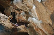 Bouldering in Hueco Tanks on 02/28/2020 with Blue Lizard Climbing and Yoga

Filename: SRM_20200228_1503140.jpg
Aperture: f/6.3
Shutter Speed: 1/250
Body: Canon EOS-1D Mark II
Lens: Canon EF 16-35mm f/2.8 L