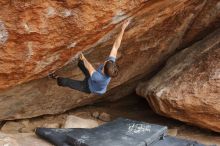 Bouldering in Hueco Tanks on 02/28/2020 with Blue Lizard Climbing and Yoga

Filename: SRM_20200228_1511450.jpg
Aperture: f/5.0
Shutter Speed: 1/250
Body: Canon EOS-1D Mark II
Lens: Canon EF 16-35mm f/2.8 L