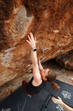 Bouldering in Hueco Tanks on 02/28/2020 with Blue Lizard Climbing and Yoga

Filename: SRM_20200228_1518300.jpg
Aperture: f/7.1
Shutter Speed: 1/250
Body: Canon EOS-1D Mark II
Lens: Canon EF 16-35mm f/2.8 L