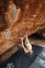 Bouldering in Hueco Tanks on 02/28/2020 with Blue Lizard Climbing and Yoga

Filename: SRM_20200228_1518580.jpg
Aperture: f/7.1
Shutter Speed: 1/250
Body: Canon EOS-1D Mark II
Lens: Canon EF 16-35mm f/2.8 L