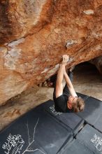 Bouldering in Hueco Tanks on 02/28/2020 with Blue Lizard Climbing and Yoga

Filename: SRM_20200228_1526360.jpg
Aperture: f/7.1
Shutter Speed: 1/250
Body: Canon EOS-1D Mark II
Lens: Canon EF 16-35mm f/2.8 L