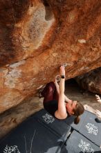 Bouldering in Hueco Tanks on 02/28/2020 with Blue Lizard Climbing and Yoga

Filename: SRM_20200228_1527380.jpg
Aperture: f/8.0
Shutter Speed: 1/250
Body: Canon EOS-1D Mark II
Lens: Canon EF 16-35mm f/2.8 L