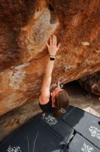 Bouldering in Hueco Tanks on 02/28/2020 with Blue Lizard Climbing and Yoga

Filename: SRM_20200228_1527411.jpg
Aperture: f/8.0
Shutter Speed: 1/250
Body: Canon EOS-1D Mark II
Lens: Canon EF 16-35mm f/2.8 L