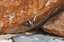 Bouldering in Hueco Tanks on 02/28/2020 with Blue Lizard Climbing and Yoga

Filename: SRM_20200228_1529210.jpg
Aperture: f/6.3
Shutter Speed: 1/250
Body: Canon EOS-1D Mark II
Lens: Canon EF 16-35mm f/2.8 L