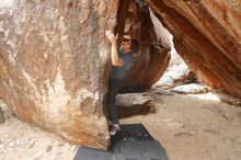 Bouldering in Hueco Tanks on 02/28/2020 with Blue Lizard Climbing and Yoga

Filename: SRM_20200228_1544560.jpg
Aperture: f/5.0
Shutter Speed: 1/250
Body: Canon EOS-1D Mark II
Lens: Canon EF 16-35mm f/2.8 L