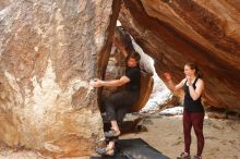 Bouldering in Hueco Tanks on 02/28/2020 with Blue Lizard Climbing and Yoga

Filename: SRM_20200228_1548580.jpg
Aperture: f/5.6
Shutter Speed: 1/250
Body: Canon EOS-1D Mark II
Lens: Canon EF 16-35mm f/2.8 L