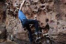 Bouldering in Hueco Tanks on 02/28/2020 with Blue Lizard Climbing and Yoga

Filename: SRM_20200228_1648440.jpg
Aperture: f/3.2
Shutter Speed: 1/100
Body: Canon EOS-1D Mark II
Lens: Canon EF 50mm f/1.8 II