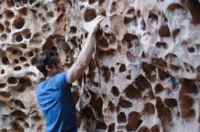 Bouldering in Hueco Tanks on 02/28/2020 with Blue Lizard Climbing and Yoga

Filename: SRM_20200228_1649280.jpg
Aperture: f/2.5
Shutter Speed: 1/100
Body: Canon EOS-1D Mark II
Lens: Canon EF 50mm f/1.8 II