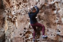 Bouldering in Hueco Tanks on 02/28/2020 with Blue Lizard Climbing and Yoga

Filename: SRM_20200228_1650160.jpg
Aperture: f/2.5
Shutter Speed: 1/100
Body: Canon EOS-1D Mark II
Lens: Canon EF 50mm f/1.8 II