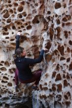 Bouldering in Hueco Tanks on 02/28/2020 with Blue Lizard Climbing and Yoga

Filename: SRM_20200228_1650470.jpg
Aperture: f/3.2
Shutter Speed: 1/100
Body: Canon EOS-1D Mark II
Lens: Canon EF 50mm f/1.8 II