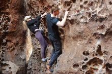 Bouldering in Hueco Tanks on 02/28/2020 with Blue Lizard Climbing and Yoga

Filename: SRM_20200228_1652290.jpg
Aperture: f/3.2
Shutter Speed: 1/100
Body: Canon EOS-1D Mark II
Lens: Canon EF 50mm f/1.8 II