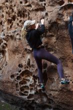 Bouldering in Hueco Tanks on 02/28/2020 with Blue Lizard Climbing and Yoga

Filename: SRM_20200228_1653200.jpg
Aperture: f/4.0
Shutter Speed: 1/100
Body: Canon EOS-1D Mark II
Lens: Canon EF 50mm f/1.8 II