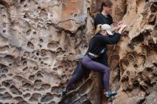 Bouldering in Hueco Tanks on 02/28/2020 with Blue Lizard Climbing and Yoga

Filename: SRM_20200228_1655120.jpg
Aperture: f/3.2
Shutter Speed: 1/100
Body: Canon EOS-1D Mark II
Lens: Canon EF 50mm f/1.8 II