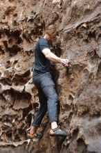 Bouldering in Hueco Tanks on 02/28/2020 with Blue Lizard Climbing and Yoga

Filename: SRM_20200228_1656510.jpg
Aperture: f/2.8
Shutter Speed: 1/100
Body: Canon EOS-1D Mark II
Lens: Canon EF 50mm f/1.8 II