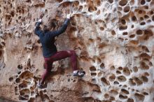 Bouldering in Hueco Tanks on 02/28/2020 with Blue Lizard Climbing and Yoga

Filename: SRM_20200228_1657310.jpg
Aperture: f/2.5
Shutter Speed: 1/100
Body: Canon EOS-1D Mark II
Lens: Canon EF 50mm f/1.8 II