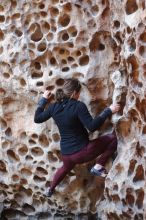 Bouldering in Hueco Tanks on 02/28/2020 with Blue Lizard Climbing and Yoga

Filename: SRM_20200228_1657520.jpg
Aperture: f/2.5
Shutter Speed: 1/100
Body: Canon EOS-1D Mark II
Lens: Canon EF 50mm f/1.8 II