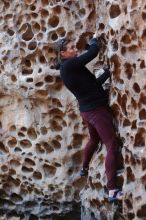 Bouldering in Hueco Tanks on 02/28/2020 with Blue Lizard Climbing and Yoga

Filename: SRM_20200228_1658030.jpg
Aperture: f/2.8
Shutter Speed: 1/100
Body: Canon EOS-1D Mark II
Lens: Canon EF 50mm f/1.8 II