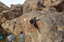 Bouldering in Hueco Tanks on 02/28/2020 with Blue Lizard Climbing and Yoga

Filename: SRM_20200228_1746310.jpg
Aperture: f/5.0
Shutter Speed: 1/400
Body: Canon EOS-1D Mark II
Lens: Canon EF 50mm f/1.8 II