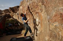 Bouldering in Hueco Tanks on 02/28/2020 with Blue Lizard Climbing and Yoga

Filename: SRM_20200228_1749200.jpg
Aperture: f/8.0
Shutter Speed: 1/500
Body: Canon EOS-1D Mark II
Lens: Canon EF 16-35mm f/2.8 L