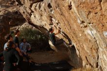 Bouldering in Hueco Tanks on 02/28/2020 with Blue Lizard Climbing and Yoga

Filename: SRM_20200228_1749530.jpg
Aperture: f/7.1
Shutter Speed: 1/500
Body: Canon EOS-1D Mark II
Lens: Canon EF 16-35mm f/2.8 L