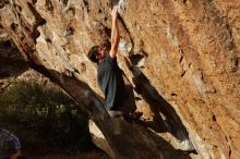 Bouldering in Hueco Tanks on 02/28/2020 with Blue Lizard Climbing and Yoga

Filename: SRM_20200228_1749560.jpg
Aperture: f/8.0
Shutter Speed: 1/500
Body: Canon EOS-1D Mark II
Lens: Canon EF 16-35mm f/2.8 L