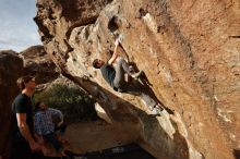 Bouldering in Hueco Tanks on 02/28/2020 with Blue Lizard Climbing and Yoga

Filename: SRM_20200228_1750010.jpg
Aperture: f/7.1
Shutter Speed: 1/500
Body: Canon EOS-1D Mark II
Lens: Canon EF 16-35mm f/2.8 L