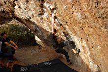 Bouldering in Hueco Tanks on 02/28/2020 with Blue Lizard Climbing and Yoga

Filename: SRM_20200228_1750340.jpg
Aperture: f/5.0
Shutter Speed: 1/500
Body: Canon EOS-1D Mark II
Lens: Canon EF 16-35mm f/2.8 L