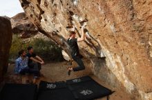 Bouldering in Hueco Tanks on 02/28/2020 with Blue Lizard Climbing and Yoga

Filename: SRM_20200228_1750380.jpg
Aperture: f/5.0
Shutter Speed: 1/500
Body: Canon EOS-1D Mark II
Lens: Canon EF 16-35mm f/2.8 L