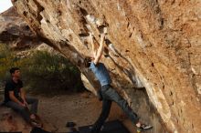 Bouldering in Hueco Tanks on 02/28/2020 with Blue Lizard Climbing and Yoga

Filename: SRM_20200228_1754070.jpg
Aperture: f/5.6
Shutter Speed: 1/400
Body: Canon EOS-1D Mark II
Lens: Canon EF 16-35mm f/2.8 L