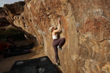 Bouldering in Hueco Tanks on 02/28/2020 with Blue Lizard Climbing and Yoga

Filename: SRM_20200228_1754360.jpg
Aperture: f/8.0
Shutter Speed: 1/400
Body: Canon EOS-1D Mark II
Lens: Canon EF 16-35mm f/2.8 L