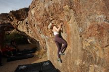 Bouldering in Hueco Tanks on 02/28/2020 with Blue Lizard Climbing and Yoga

Filename: SRM_20200228_1754380.jpg
Aperture: f/8.0
Shutter Speed: 1/400
Body: Canon EOS-1D Mark II
Lens: Canon EF 16-35mm f/2.8 L