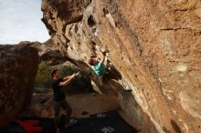 Bouldering in Hueco Tanks on 02/28/2020 with Blue Lizard Climbing and Yoga

Filename: SRM_20200228_1755570.jpg
Aperture: f/6.3
Shutter Speed: 1/400
Body: Canon EOS-1D Mark II
Lens: Canon EF 16-35mm f/2.8 L