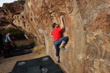 Bouldering in Hueco Tanks on 02/28/2020 with Blue Lizard Climbing and Yoga

Filename: SRM_20200228_1757230.jpg
Aperture: f/5.6
Shutter Speed: 1/400
Body: Canon EOS-1D Mark II
Lens: Canon EF 16-35mm f/2.8 L