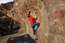 Bouldering in Hueco Tanks on 02/28/2020 with Blue Lizard Climbing and Yoga

Filename: SRM_20200228_1757270.jpg
Aperture: f/5.6
Shutter Speed: 1/400
Body: Canon EOS-1D Mark II
Lens: Canon EF 16-35mm f/2.8 L