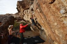 Bouldering in Hueco Tanks on 02/28/2020 with Blue Lizard Climbing and Yoga

Filename: SRM_20200228_1758140.jpg
Aperture: f/5.0
Shutter Speed: 1/400
Body: Canon EOS-1D Mark II
Lens: Canon EF 16-35mm f/2.8 L