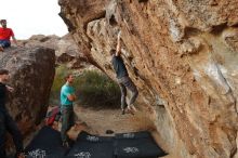 Bouldering in Hueco Tanks on 02/28/2020 with Blue Lizard Climbing and Yoga

Filename: SRM_20200228_1801570.jpg
Aperture: f/5.6
Shutter Speed: 1/250
Body: Canon EOS-1D Mark II
Lens: Canon EF 16-35mm f/2.8 L