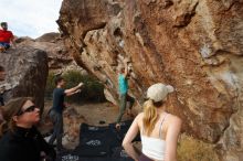 Bouldering in Hueco Tanks on 02/28/2020 with Blue Lizard Climbing and Yoga

Filename: SRM_20200228_1803140.jpg
Aperture: f/6.3
Shutter Speed: 1/250
Body: Canon EOS-1D Mark II
Lens: Canon EF 16-35mm f/2.8 L