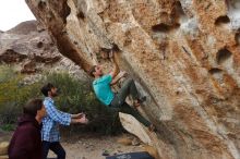 Bouldering in Hueco Tanks on 02/28/2020 with Blue Lizard Climbing and Yoga

Filename: SRM_20200228_1823010.jpg
Aperture: f/6.3
Shutter Speed: 1/250
Body: Canon EOS-1D Mark II
Lens: Canon EF 16-35mm f/2.8 L