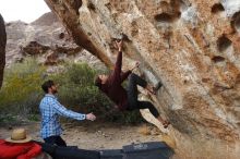 Bouldering in Hueco Tanks on 02/28/2020 with Blue Lizard Climbing and Yoga

Filename: SRM_20200228_1828220.jpg
Aperture: f/5.0
Shutter Speed: 1/250
Body: Canon EOS-1D Mark II
Lens: Canon EF 16-35mm f/2.8 L