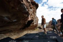 Bouldering in Hueco Tanks on 02/29/2020 with Blue Lizard Climbing and Yoga

Filename: SRM_20200229_1114310.jpg
Aperture: f/5.6
Shutter Speed: 1/320
Body: Canon EOS-1D Mark II
Lens: Canon EF 16-35mm f/2.8 L