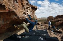 Bouldering in Hueco Tanks on 02/29/2020 with Blue Lizard Climbing and Yoga

Filename: SRM_20200229_1118260.jpg
Aperture: f/8.0
Shutter Speed: 1/320
Body: Canon EOS-1D Mark II
Lens: Canon EF 16-35mm f/2.8 L