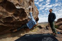 Bouldering in Hueco Tanks on 02/29/2020 with Blue Lizard Climbing and Yoga

Filename: SRM_20200229_1129430.jpg
Aperture: f/7.1
Shutter Speed: 1/320
Body: Canon EOS-1D Mark II
Lens: Canon EF 16-35mm f/2.8 L