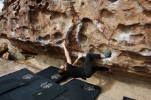 Bouldering in Hueco Tanks on 02/29/2020 with Blue Lizard Climbing and Yoga

Filename: SRM_20200229_1131110.jpg
Aperture: f/5.6
Shutter Speed: 1/320
Body: Canon EOS-1D Mark II
Lens: Canon EF 16-35mm f/2.8 L