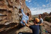 Bouldering in Hueco Tanks on 02/29/2020 with Blue Lizard Climbing and Yoga

Filename: SRM_20200229_1133310.jpg
Aperture: f/8.0
Shutter Speed: 1/320
Body: Canon EOS-1D Mark II
Lens: Canon EF 16-35mm f/2.8 L