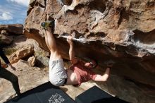 Bouldering in Hueco Tanks on 02/29/2020 with Blue Lizard Climbing and Yoga

Filename: SRM_20200229_1135300.jpg
Aperture: f/8.0
Shutter Speed: 1/320
Body: Canon EOS-1D Mark II
Lens: Canon EF 16-35mm f/2.8 L