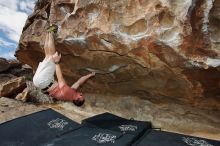 Bouldering in Hueco Tanks on 02/29/2020 with Blue Lizard Climbing and Yoga

Filename: SRM_20200229_1139040.jpg
Aperture: f/5.6
Shutter Speed: 1/250
Body: Canon EOS-1D Mark II
Lens: Canon EF 16-35mm f/2.8 L