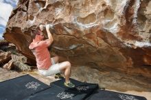 Bouldering in Hueco Tanks on 02/29/2020 with Blue Lizard Climbing and Yoga

Filename: SRM_20200229_1139140.jpg
Aperture: f/5.6
Shutter Speed: 1/250
Body: Canon EOS-1D Mark II
Lens: Canon EF 16-35mm f/2.8 L