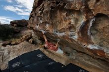 Bouldering in Hueco Tanks on 02/29/2020 with Blue Lizard Climbing and Yoga

Filename: SRM_20200229_1142440.jpg
Aperture: f/8.0
Shutter Speed: 1/250
Body: Canon EOS-1D Mark II
Lens: Canon EF 16-35mm f/2.8 L